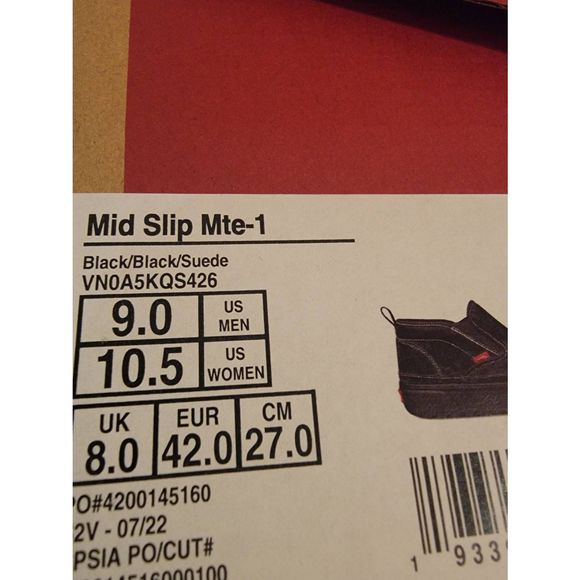 vans mid slip mte-1 boot Size 9M/10.5W - Picture 5 of 7